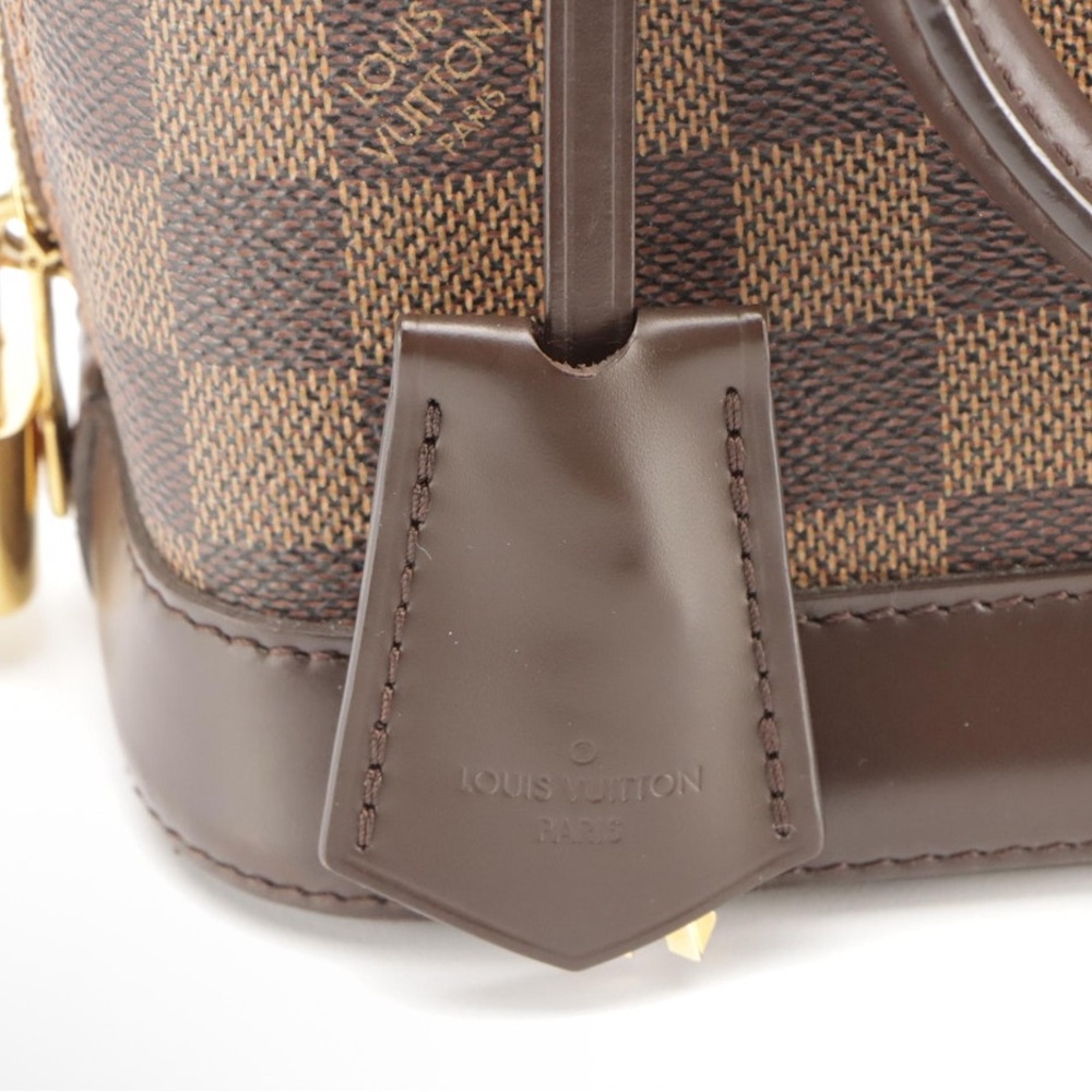 ❌❌SOLD❌❌ LOUIS VUITTON Alma BB Two-Way Satchel in Damier Ebene - Picture 13 of 15
